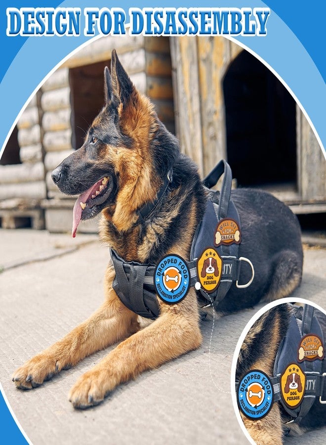 Solsew 12 Pcs Funny Tactical Dogs Patches for Harness Collar Service Hook Dog Vest Patches Sayings Set Proud Puppy Dad Mom Training Security Military Tactical Novelty Accessories Gifts - Image 4